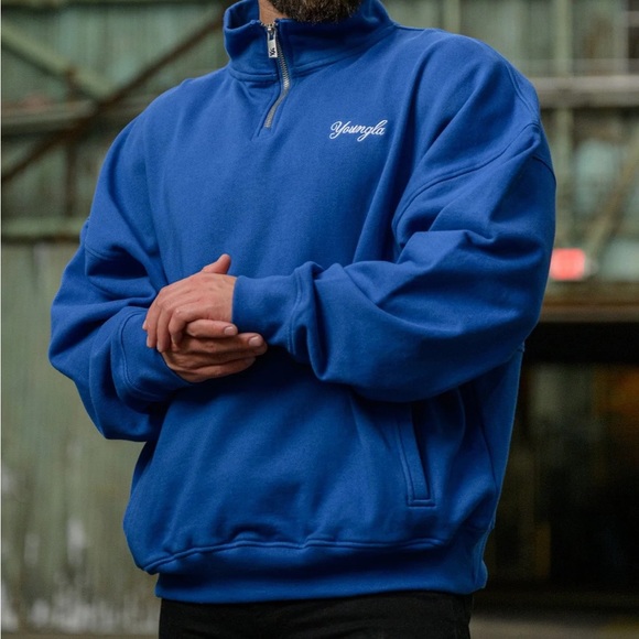 YoungLA Shirts Nwt Youngla 558 Supersized G Quarter Zip Poshmark